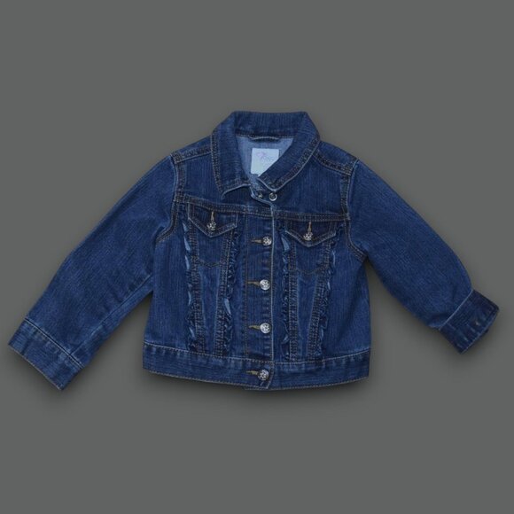 THE CHILDREN'S PLACE Toddler Girls' Sz 3t Denim Jean Jacket - Picture 1 of 4